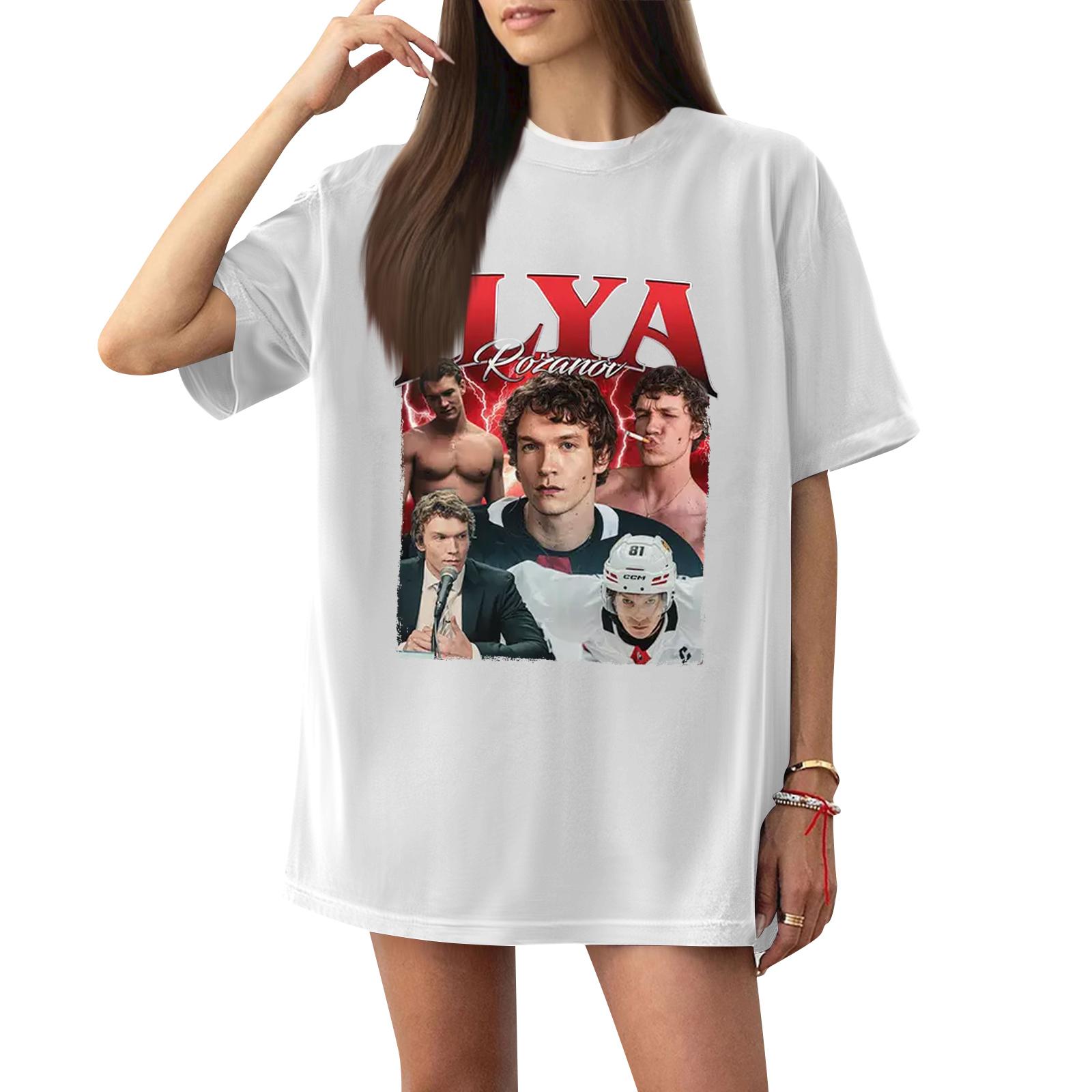 

Жіноча повсякденна футболка з коротким рукавом та принтом літер XL білий