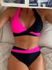 Sexy Leopard Laced Up Bikini 2 Piece Set Women Split Swimsuit High Waist Beach Style Bikini 2025 New Summer Swimwear Bikinis Set