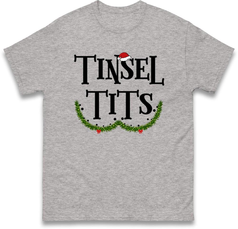 Funny Christmas Couple Matching Tshirt Jingle Balls Tinsel Tts Holiday Tee S