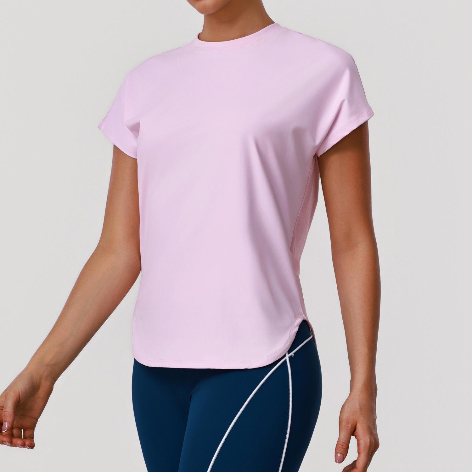 Женский быстросохнущий сетчатый топ для йоги и бега свободного кроя XL (125-135 lbs)