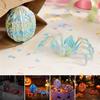 Classroom Prizes for Kids 3D Printed Articulated Skeleton Spider with Hollow Egg, Movable Joint Halloween Party Favors Figurine, Creepy Decor