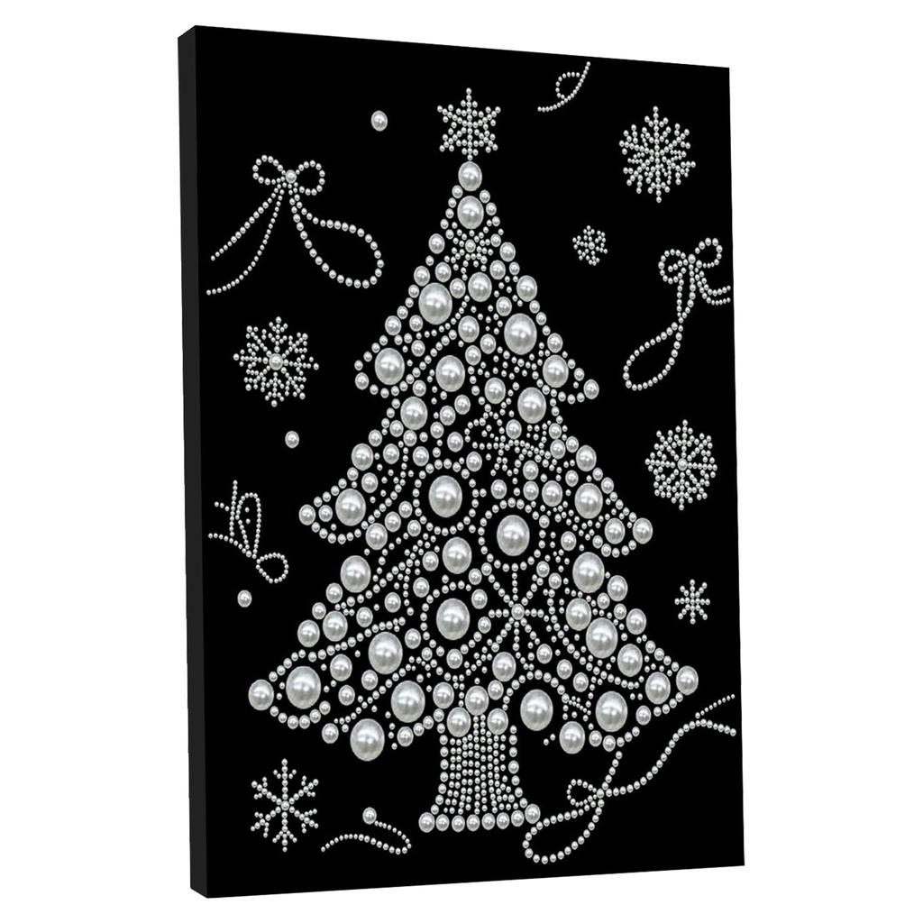 DIY Pearl Gem Paintings Picture Arts Craft With Frame 30x40cm for Adults Beginners Home Wall Decor