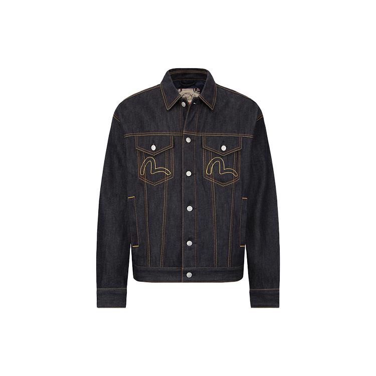 EVISU Denim Jacket Men's Denim Blue 2EAHTM2DJ704LFCT