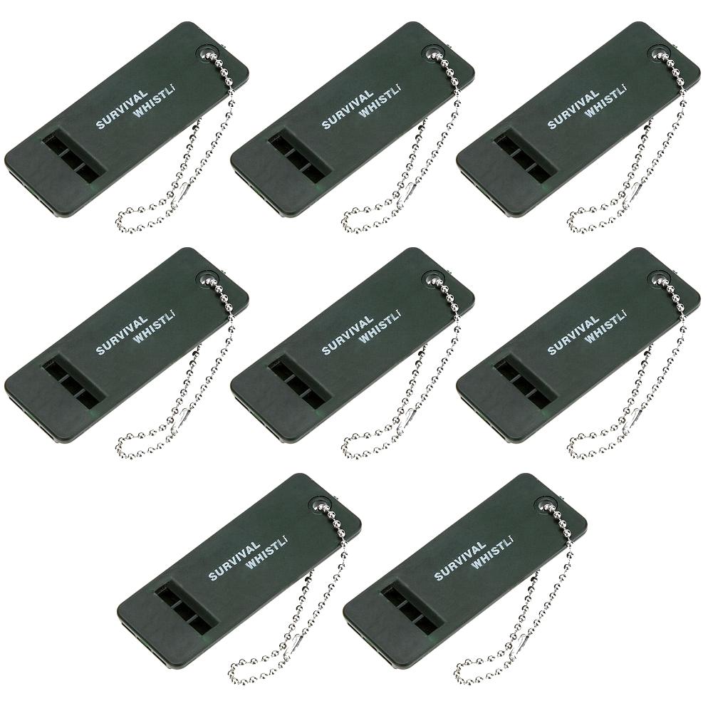 1-10PCS 3-Frequency Whistle High Decibel Survival Portable Outdoor Multiple Audio Whistle Camping Emergency Hiking Accessories
