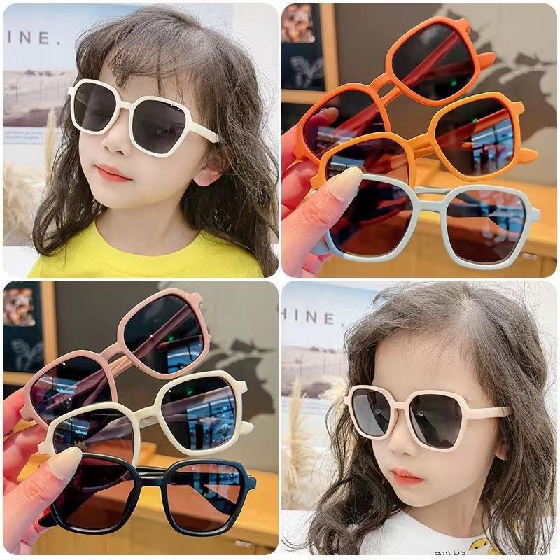 Children'S Sunglasses Summer Sunshade Sunscreen Baby Sunglasses Multi-Color Box Children'S Sunglasses Factory