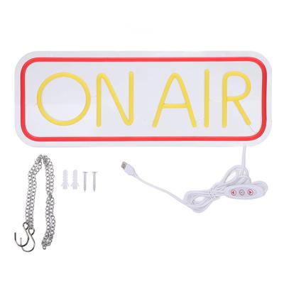 ON AIR Neonschild USB-betrieben Neon-Nachtlicht für Live-Streaming Aufnahme Spielzimmer Bar Studio