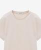 Basic House Women'S Cotton Modal Crew Neck Short Sleeve T-Shirt Beige Lzts3212