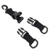 Tactic Nylon Webbing Backpack Hook Multifunctional Carabiner D-Shaped Keychain Double-Split Quick Release Hanging Buckle