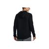 Under Armour Waffle Hoodie Long Sleeve Pullover Men Tops Black 1302362-001