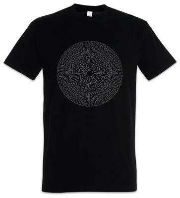 Circle Maze III T-Shirt Labyrinth Mystic Hypnosis Hypnotize Spiral Symbol Sign
