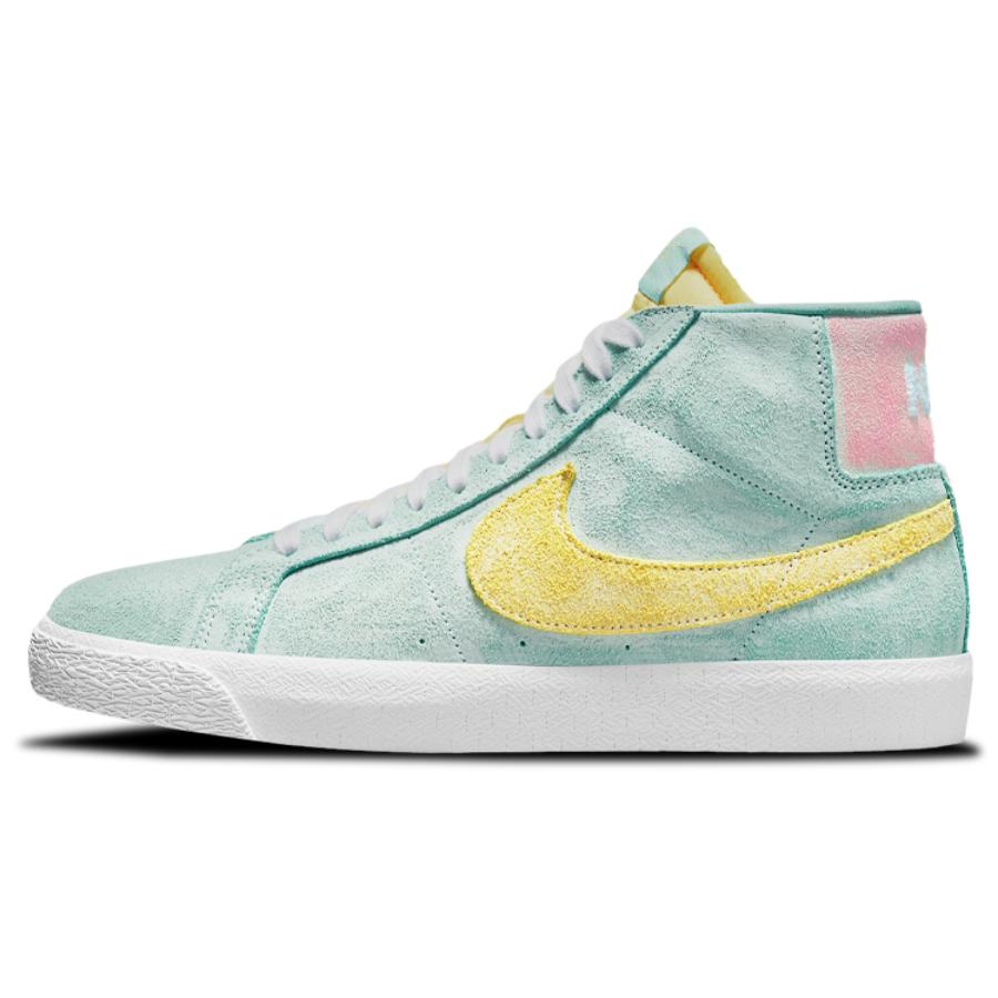 

Nike Zoom Blazer Mid Premium Sb Light Dew Zitron Skateboard Shoes DA1839-300 36.5