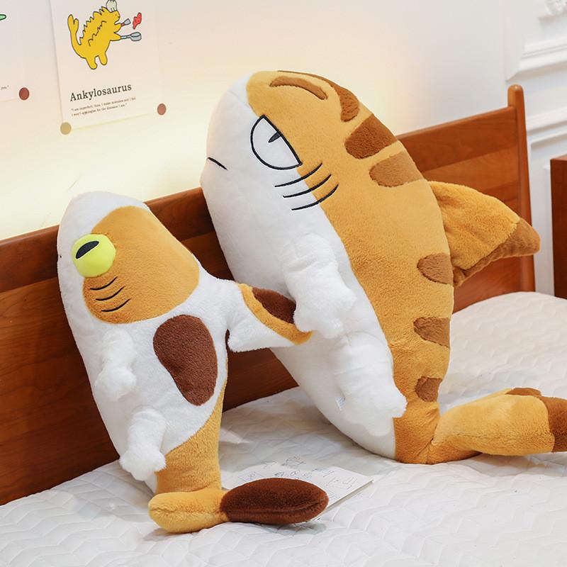 Shark Cat Plush Toy Cartoon Animal Stuffed Dolls Room Decoration Gifts Kids