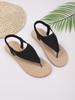 Fashion New Summer Women's Sandals Casual Flat Sandals Versatile Fashion Roman Shoes Comfortable Flat Bottomed Vacation Beach Shoes