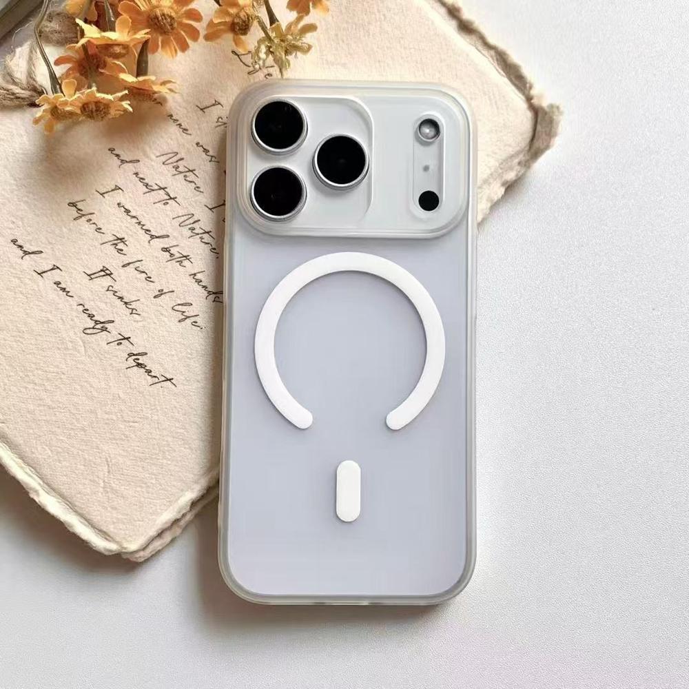 For iPhone 17 Pro Max Air Magsafe Case Ultar Thin Slim Mat Translucent Magnetic Cover for iPhone 16 11 12 13 14 15 Pro Max Plus