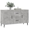 VidaXL Buffet gris béton 100x36x60 cm bois d'ingénierie 828192