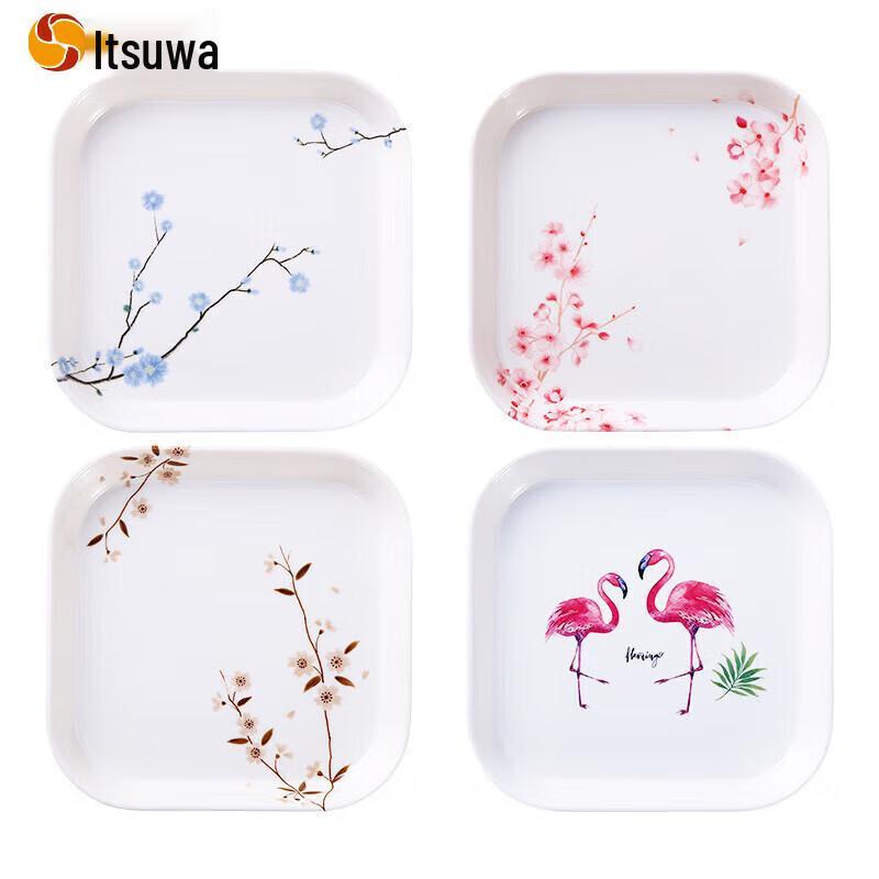 Wuhe Food-Grade Melamine Cute Monkey Square Plate