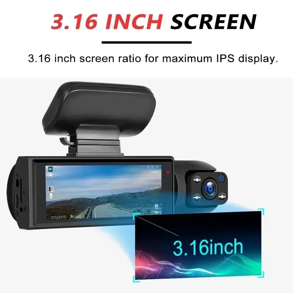 1080P Car DVR Dash Cam with WiFi, Dual Cameras, Video Recorder, Rearview Camera, Automotive Accessories