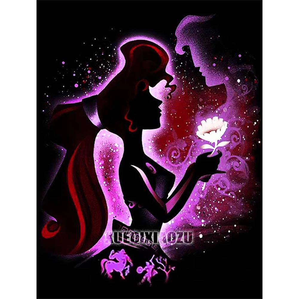 Stitch Diamond Painting Disney Prinzessin 5D DIY Vollrund_Quadrat Mosaik Stickerei Kinderzimmer Dekoration Handgemachtes Geschenk