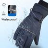 Waterproof Ski Gloves for Adult Kids Thick Children Snowboard Gloves Outdoor Fleece Lining Family Winter Gloves for Boys Girls