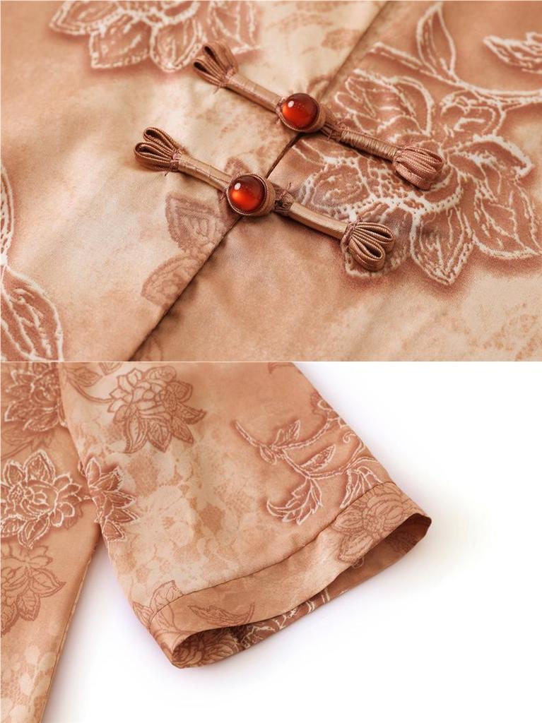 Stylish Seven-Sleeve Shirt for Middle-Aged & Elderly Women - Age-Defying Spring/Summer Fashion