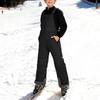 Kids Snow  Girls Boys  Snow Pants Winter Windproof  Ski Overalls Adjustable Snowsuit Pockets
