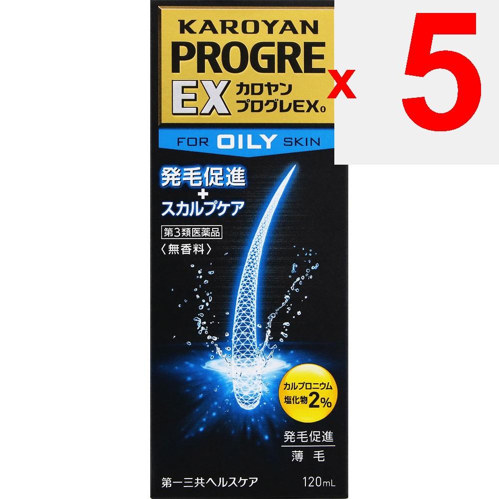 Daiichi Sankyo Healthcare Karoyan Progres EX O 120ml General use Indications: -Androgenetic alopecia, alopecia areata, diffuse alopecia, pityriasis ca