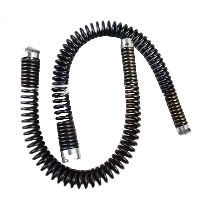 1PCS Electric Dredging Device Pipe Dredge Spring Transfer Adapter 16mm to 22mm Spring Join Connector for Pipe Cleaning 16mm To 22mm