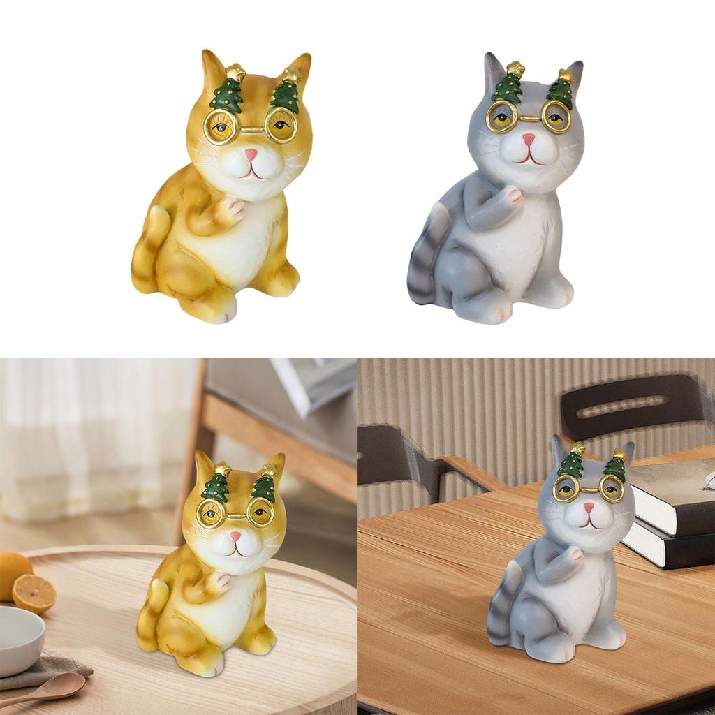 Cat Statue Home Decoration, Ornaments for Modern Decoration Large Animal Sculpture