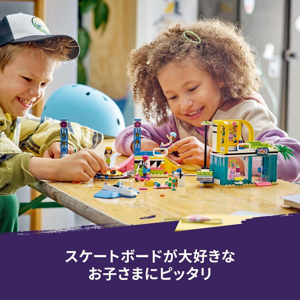 LEGO Friends Skate Park 41751, a Toy Block Gift for Pretend Play and City Building, for Girls Ages 6 and Up