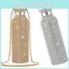 Glitter Diamond Water Bottle Stainless Steel Thermal Bottle Refillable Cup Water