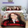 Billie Eilish Pattern Bedding,Quilt Set Quilt Cover Pillowcase Home Birthday Gift (1 * Duvet Cover + 2 * Pillowcase, Without Core)