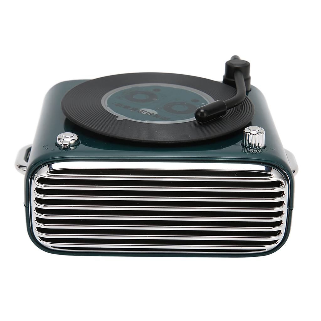 Bluetooth 5.0 Speaker Vinly Record Player Style Old Fashioned Classic Style Loud Volume Wireless