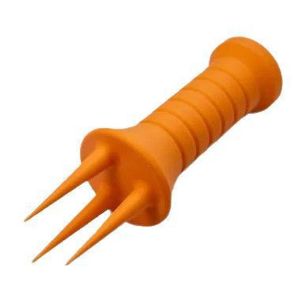 

2pcs 3D Printed Hand Tiller Ergonomic Manual Cultivator Weeding Tool Gardening Digging Fork Lawn оранжевый