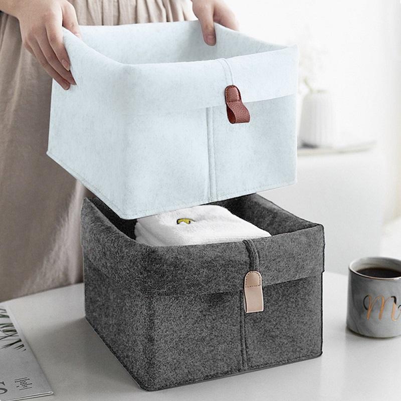 

Различная одежда, фетровые корзины для хранения, ведро для белья для дома, ванной комнаты, офисная коробка для мелочей, ящик для хранения игрушек, общежитие, нижнее белье, магазин