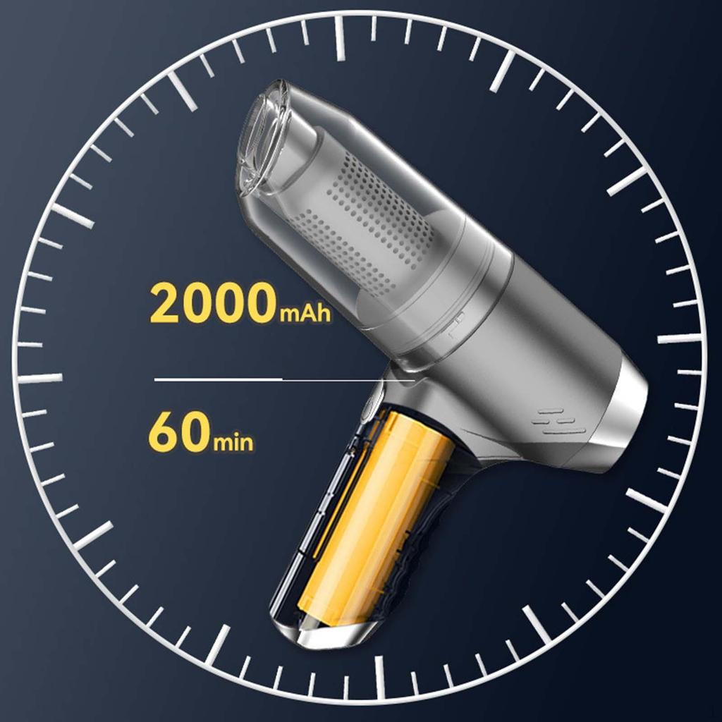 Car Vacuum, Handheld Vacuum Cleaner, Hand Cleaner Portable Cordless Mini