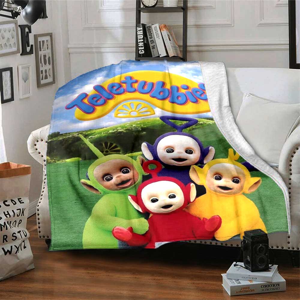 Teletubbies Hug Cozy Blanket Comfortable Ure Suitable Picnics All-Season Use Versatile Accessory Birthday Christmas Gift Blanket Y6