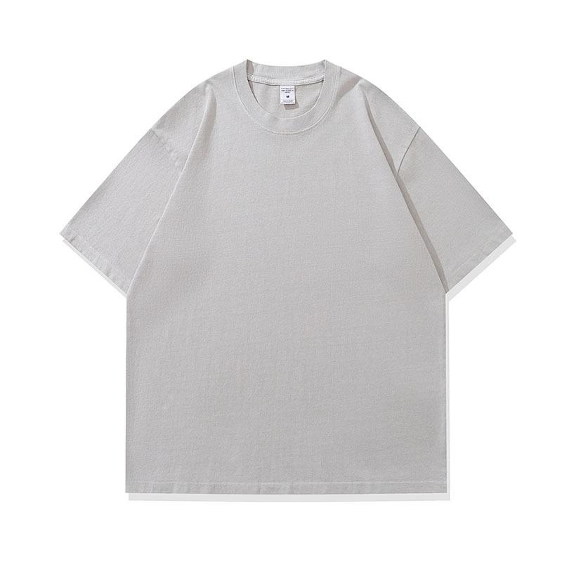 American High Street Retro Old Washed Light Version Short-Sleeved T-Shirt Loose Pod Printing Bottoming T-Shirt Men