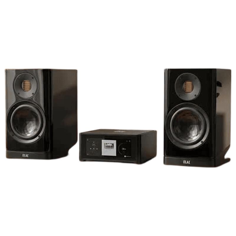 ELAC BS404.2 Vela Hi-Fi Bookshelf Speakers with NAD M10 v3 Bundle (CN version)