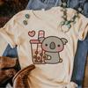 Bubble Tea Top Women Funny T-shirts Female Y2k Clothing