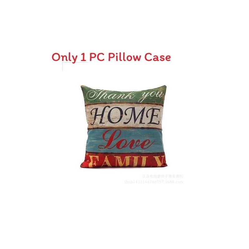 

Премиальная наволочка квадратная хлопковая с принтом ретро-букв меланж для вневременной элегантности LOVE HOME