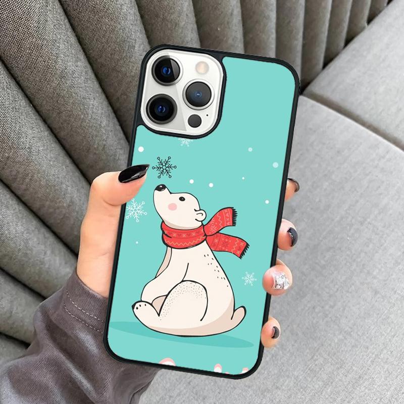 Polar Bears Otter Animal Phone Case For iPhone 17 Air 16 16e 15 13 14 Pro Max 11 12 Plus 2022 MAX Shell Cover Coque