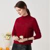 Zhaojun Women's Autumn/Winter Elegant Half-High Collar Cashmere Sweater