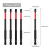 Electrician Screwdriver Bits 1/4" Hex Shank Multi-Tip Screwdriver Set for Electrical Maintenance