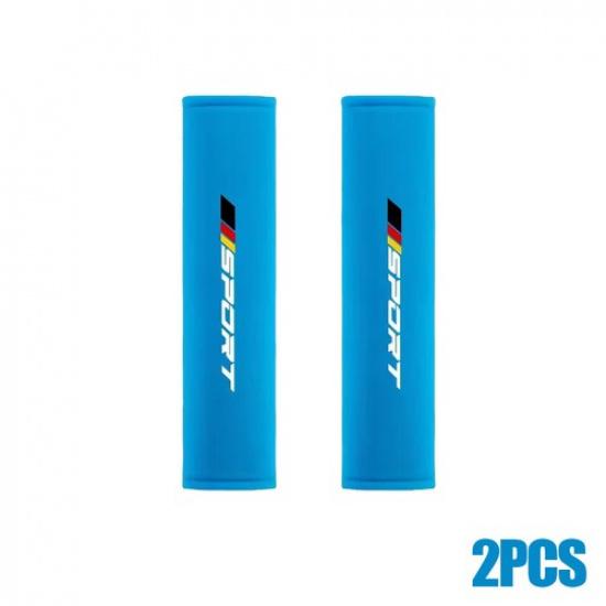 2x Car Seat Belt Shoulder Cushion Pad Protector Cover Car Interior Accessories синий