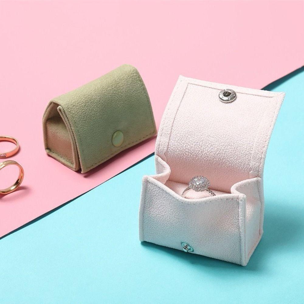 Multi-purpose Ring Jewelry Box Portable Jewelry Organizer Simple Jewelry Case  Necklaces Case