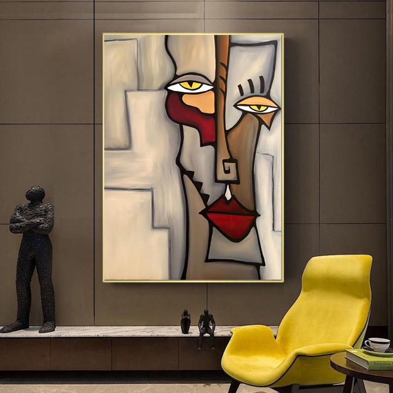 Picasso Classical Art Oil Paintings Print On Canvas Art Posters and Prints Abstract Famous Wall Art Pictures for Living Room