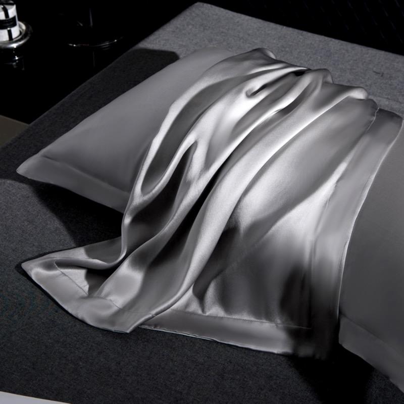 100% Maulbeerseide Luxus Natürliche Schwere Reine Seide Kissenbezug Sommer Kühle Seide Kühlendes Kissenhandtuch Kissenbezug Einzel Doppel