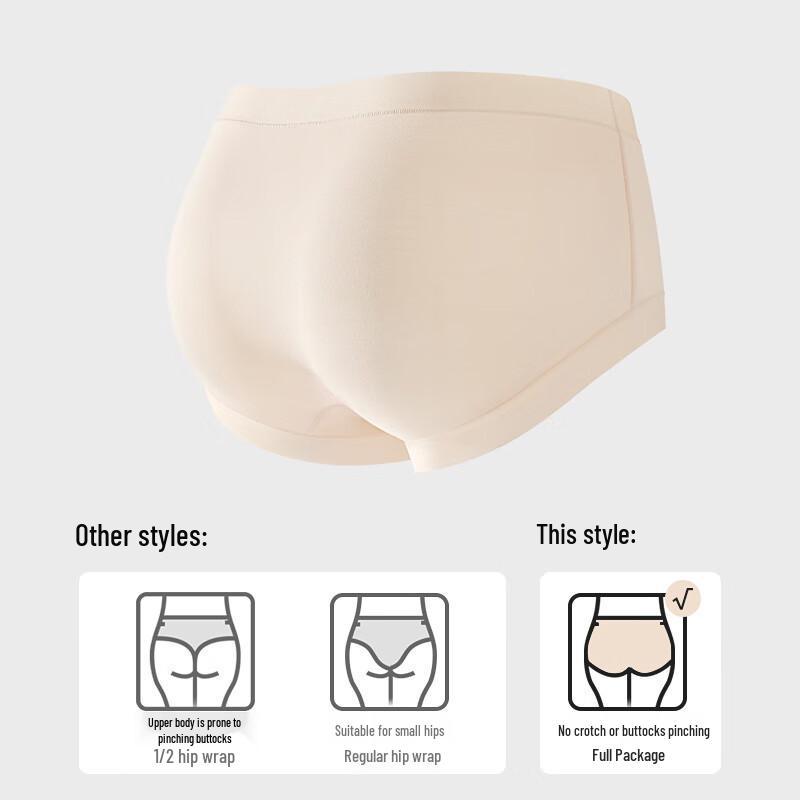 Audifen Women's Xinjiang Cotton Antibacterial Lace Briefs