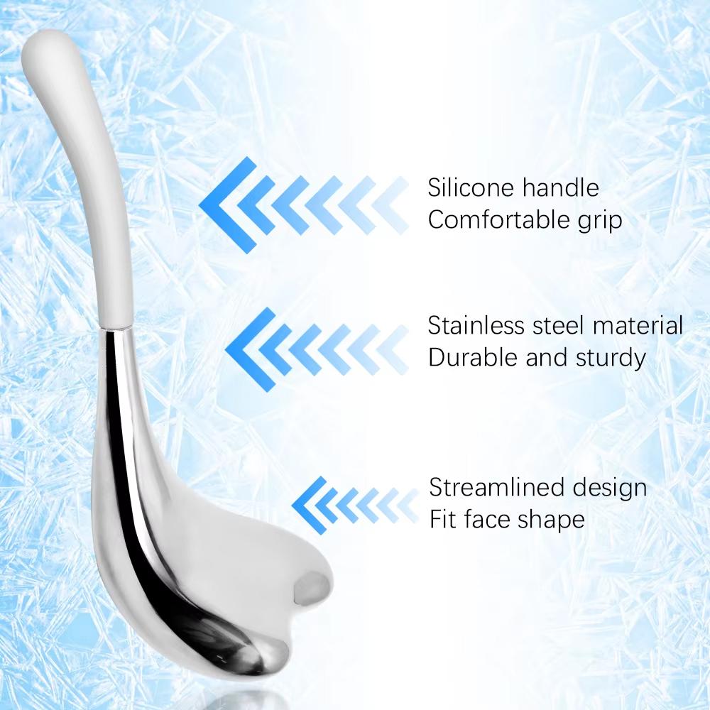 Ice Globes Facial Skin Care Tools for Women Face Eyes Stainless Steel Face Beauty Cryo Sticks Massage Tools Birthday Gift