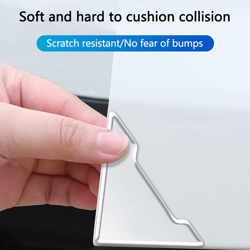 2Pcs transparent Car Door Corner Protection Decals Stickers For Citroen C1 C2 C4 C6 C3-XR Picasso Grand DS3 DS5 Auto Accessories